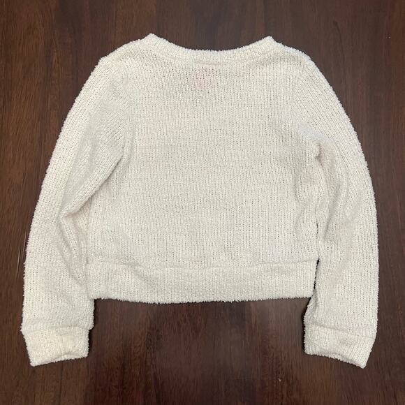 Hello Kitty Lightweight Loose Knit Cropped Sweater - Picture 4 of 4